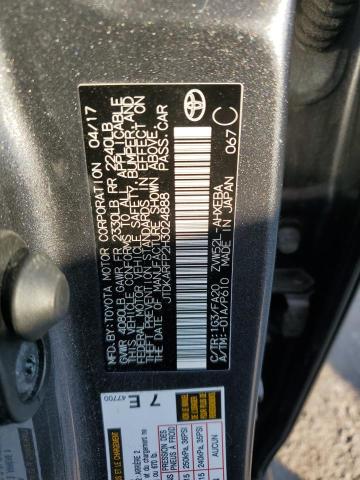 JTDKARFP2H3024888 - 2017 TOYOTA PRIUS PRIM 灰色 照片 12