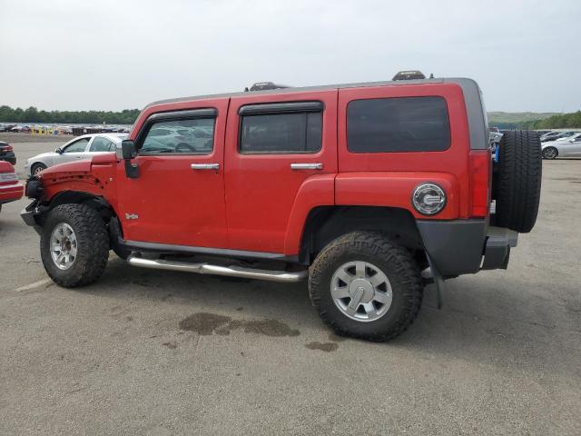 5GTEN13E688171345 - 2008 HUMMER H3 RED photo 2