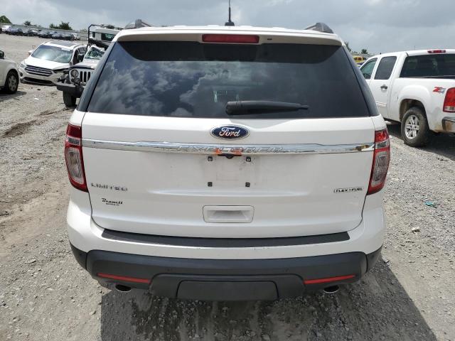 1FM5K7F88DGB91729 - 2013 FORD EXPLORER LIMITED WHITE photo 6