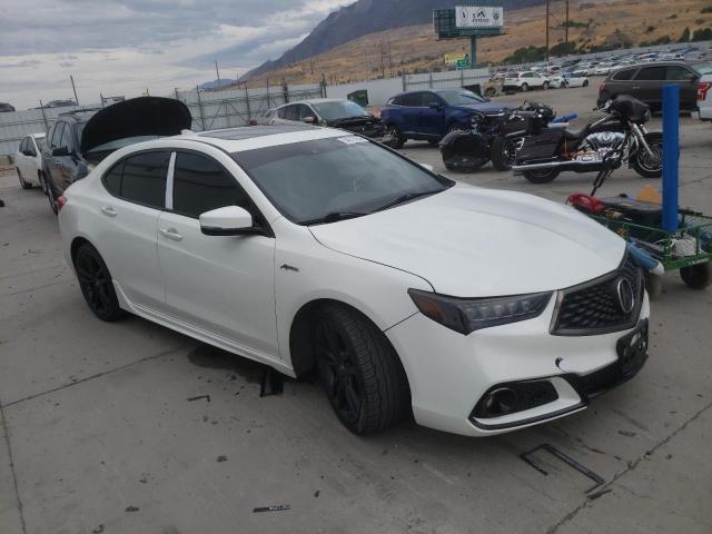 19UUB3F6XJA000089 - 2018 ACURA TLX TECH+A WHITE photo 4