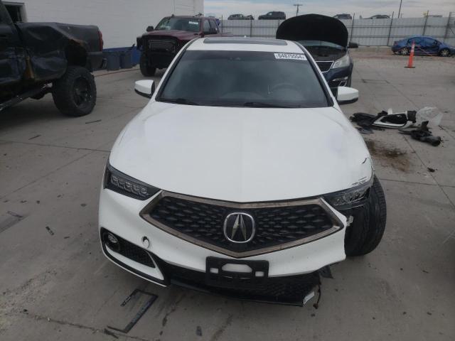 19UUB3F6XJA000089 - 2018 ACURA TLX TECH+A WHITE photo 5