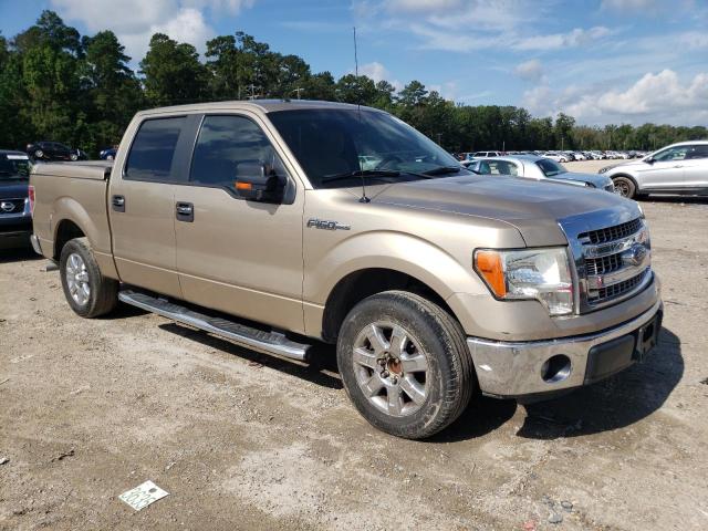 1FTFW1CF5DFD22845 - 2013 FORD F150 SUPERCREW BROWN photo 4