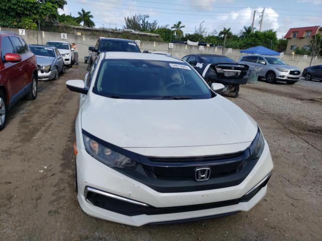 19XFC2F64KE027589 - 2019 HONDA CIVIC LX WHITE photo 5