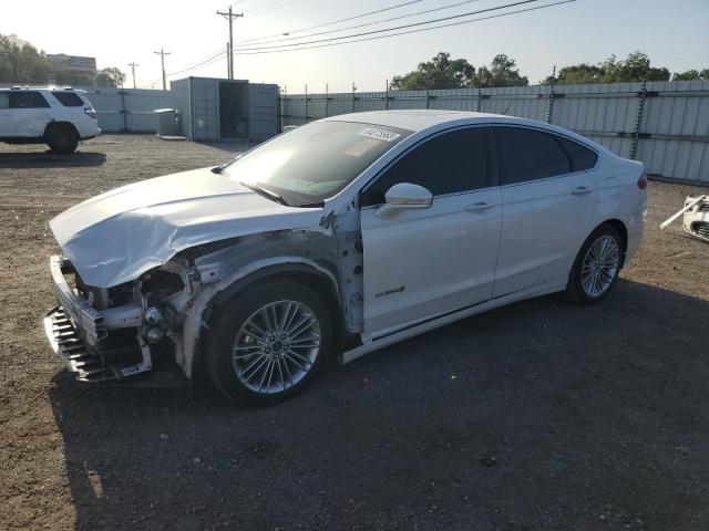 3FA6P0LU6DR144457 - 2013 FORD FUSION SE HYBRID WHITE photo 1