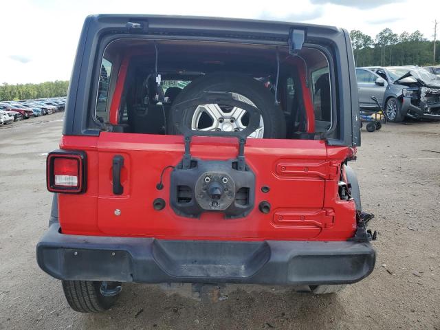 1C4HJXDN7LW264610 - 2020 JEEP WRANGLER U SPORT Կարմիր լուսանկար 6