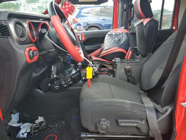 1C4HJXDN7LW264610 - 2020 JEEP WRANGLER U SPORT Կարմիր լուսանկար 7