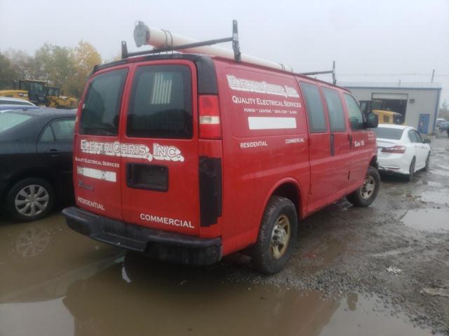 1GCGG25V871158648 - 2007 CHEVROLET EXPRESS CA RED photo 4