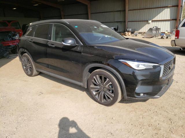 3PCAJ5BA0MF109537 - 2021 INFINITI QX50 LUXE BLACK photo 4