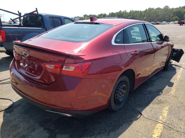 1G1ZG5ST3LF117217 - 2020 CHEVROLET MALIBU RS წითელი ფოტო 3