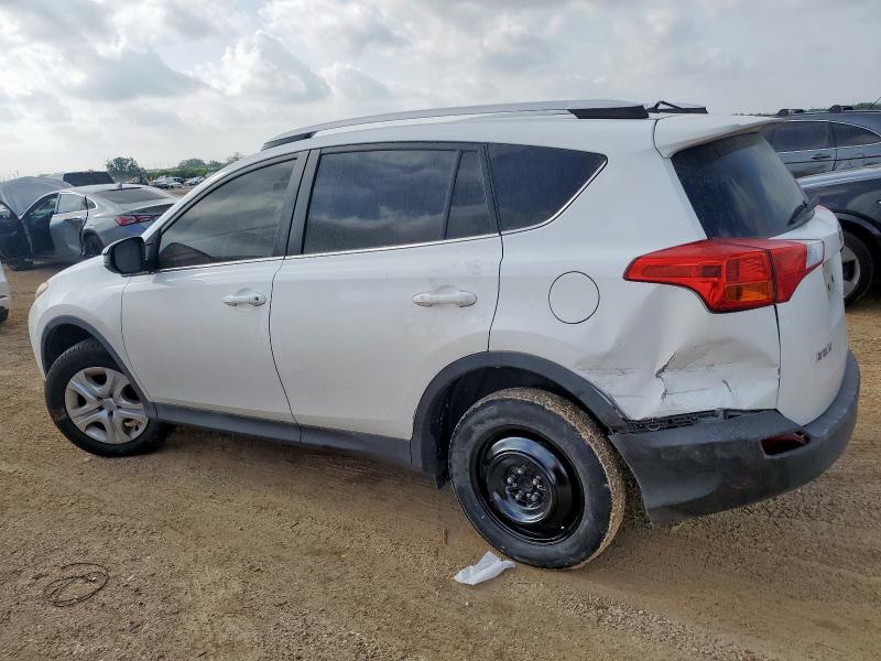 2T3ZFREV6FW199994 - 2015 TOYOTA RAV4 LE WHITE photo 2
