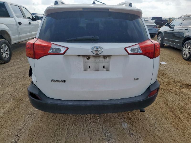 2T3ZFREV6FW199994 - 2015 TOYOTA RAV4 LE WHITE photo 6