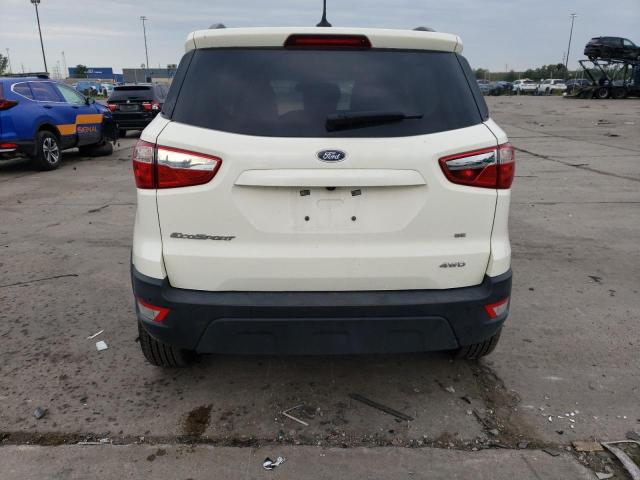 MAJ6S3GLXMC397538 - 2021 FORD ECOSPORT SE WHITE photo 6
