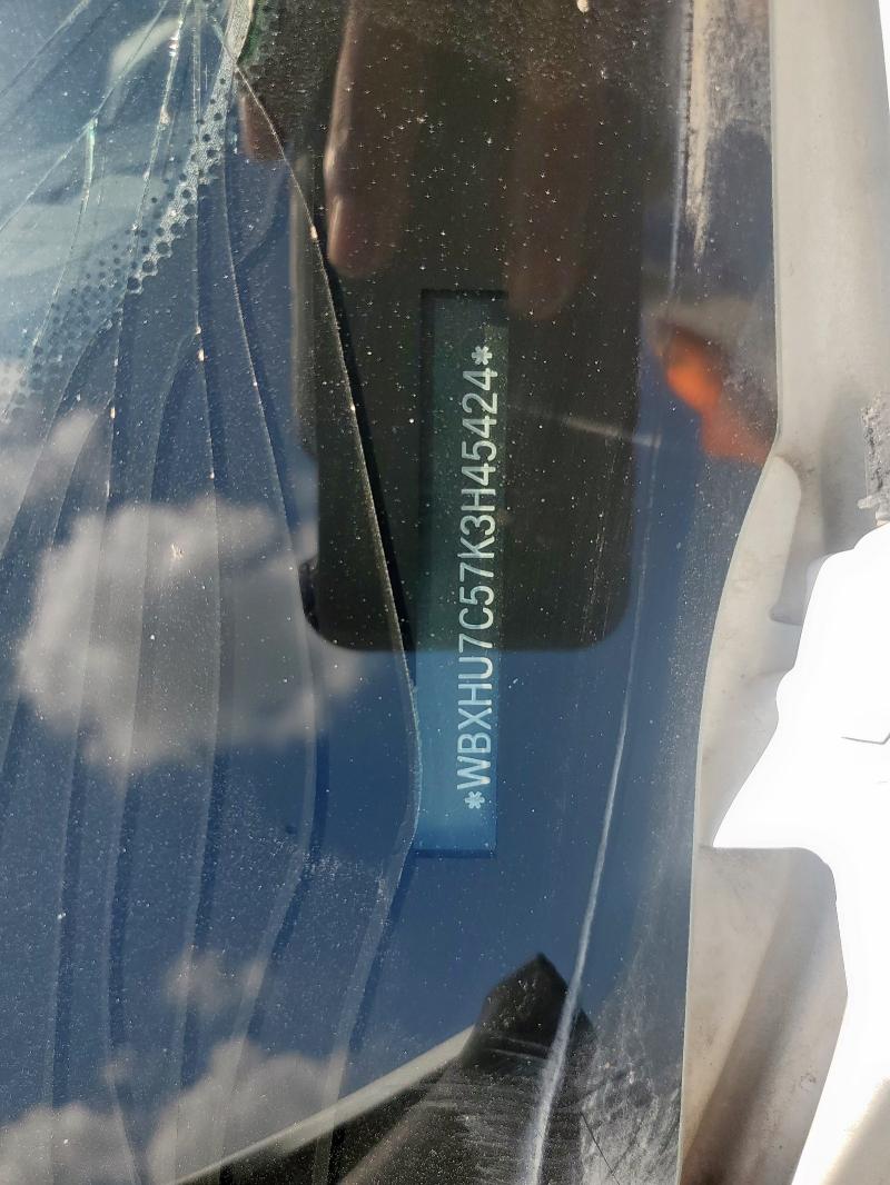 WBXHU7C57K3H45424 - 2019 BMW X1 SDRIVE28I WHITE photo 13