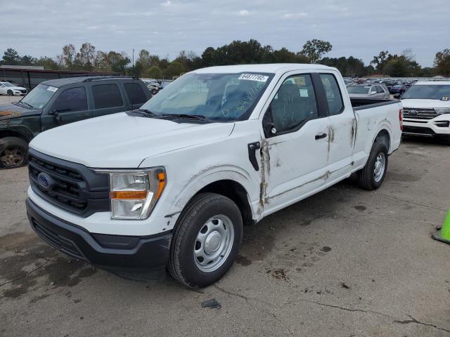 1FTEX1CBXNFB65501 - 2022 FORD F150 SUPER CAB WHITE photo 2