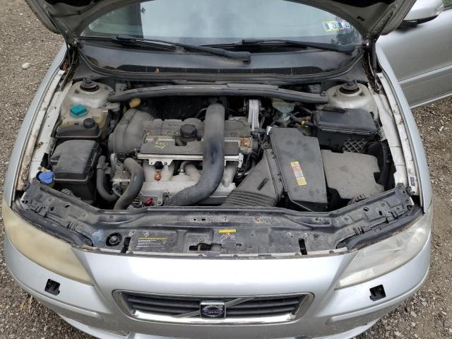 YV1RS547X72644166 - 2007 VOLVO S60 T5 SILVER photo 11