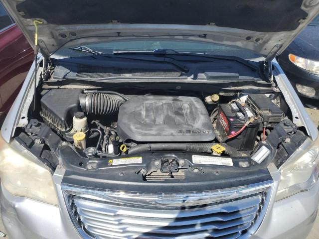 2A4RR8DG0BR604346 - 2011 CHRYSLER TOWN & COU TOURING L SILVER photo 12