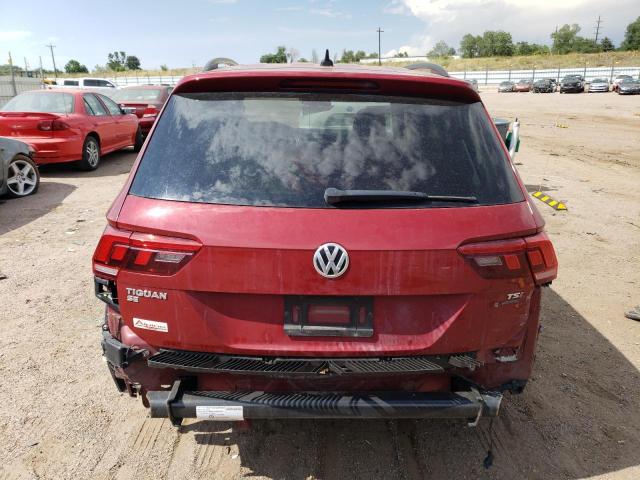 3VV2B7AX1JM173050 - 2018 VOLKSWAGEN TIGUAN SE RED photo 6