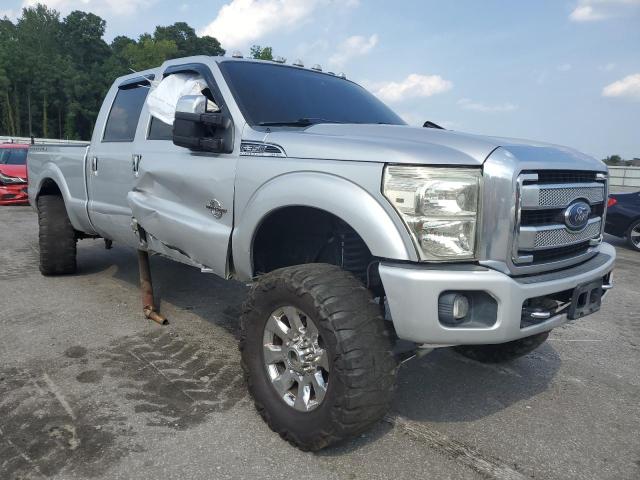 1FT8W3BT5FEC60528 - 2015 FORD F350 SUPER DUTY SILVER photo 4