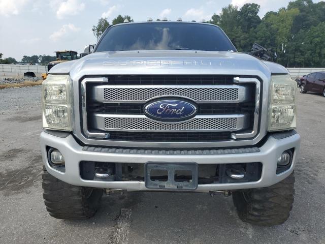 1FT8W3BT5FEC60528 - 2015 FORD F350 SUPER DUTY SILVER photo 5