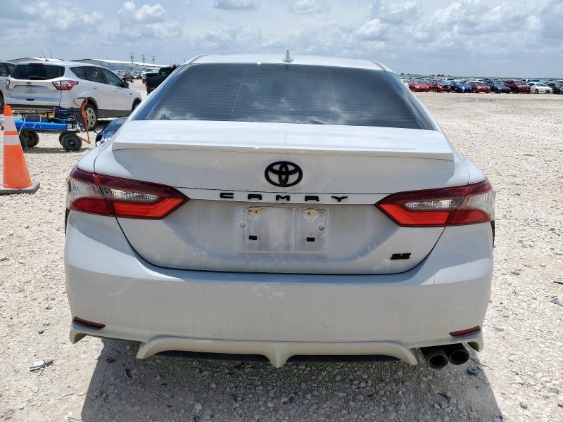 4T1T11AK9RU211411 - 2024 TOYOTA CAMRY SE NIGHT SHADE WHITE photo 6