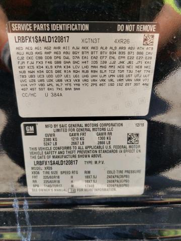 LRBFX1SA4LD120817 - 2020 BUICK ENVISION PREFERRED BLACK photo 13