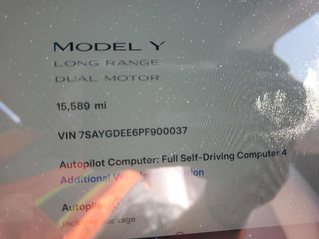 7SAYGDEE6PF900037 - 2023 TESLA MODEL Y 石墨色 照片 9