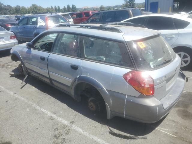 4S4BP61CX57308626 - 2005 SUBARU LEGACY OUTBACK 2.5I SILVER photo 2