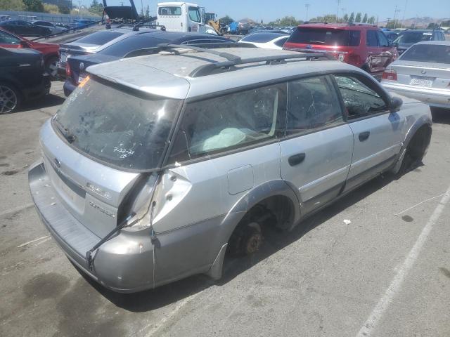 4S4BP61CX57308626 - 2005 SUBARU LEGACY OUTBACK 2.5I SILVER photo 3