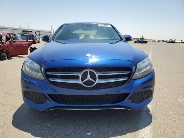 55SWF4JB8HU192506 - 2017 MERCEDES-BENZ C 300 BLUE photo 5