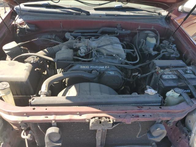 5TBRN34121S162877 - 2001 TOYOTA TUNDRA ACCESS CAB SR5 RED photo 11