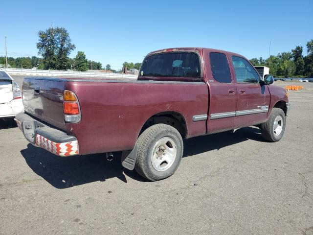 5TBRN34121S162877 - 2001 TOYOTA TUNDRA ACCESS CAB SR5 RED photo 3