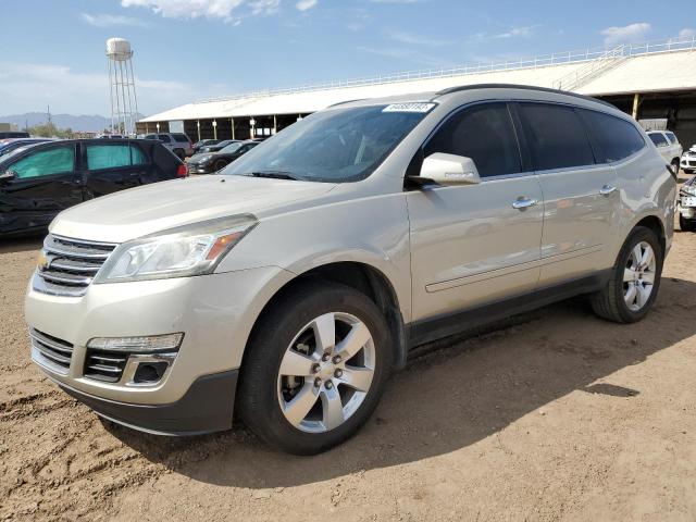 1GNKRJKD3EJ352728 - 2014 CHEVROLET TRAVERSE LTZ TAN photo 1