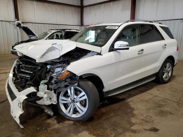 4JGDA5HB3FA510682 - 2015 MERCEDES-BENZ ML 350 4MATIC WHITE photo 1