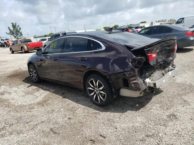 1G1ZG5ST8LF154263 - 2020 CHEVROLET MALIBU RS 勃艮第红 照片 2