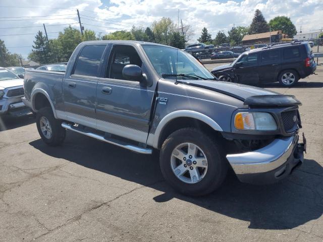 1FTRW08L13KA93480 - 2003 FORD F150 SUPERCREW GRAY photo 4