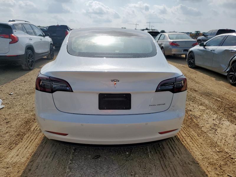 5YJ3E1EB5MF026437 - 2021 TESLA MODEL 3 WHITE photo 6