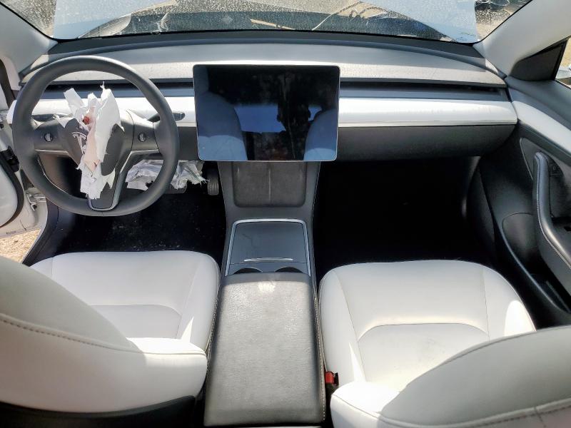 5YJ3E1EB5MF026437 - 2021 TESLA MODEL 3 WHITE photo 8