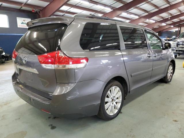 5TDDK3DC0CS032093 - 2012 TOYOTA SIENNA XLE GRAY photo 3