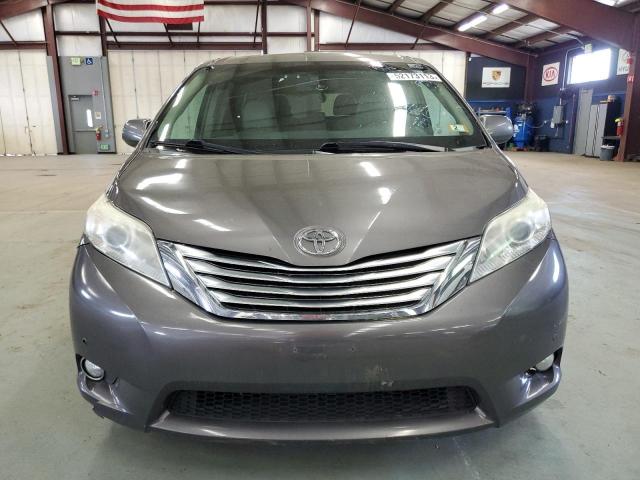 5TDDK3DC0CS032093 - 2012 TOYOTA SIENNA XLE GRAY photo 5