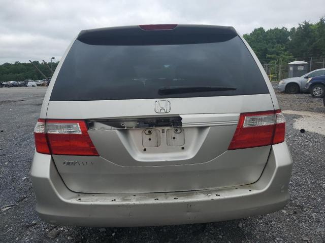 5FNRL38767B449261 - 2007 HONDA ODYSSEY EXL SILVER photo 6