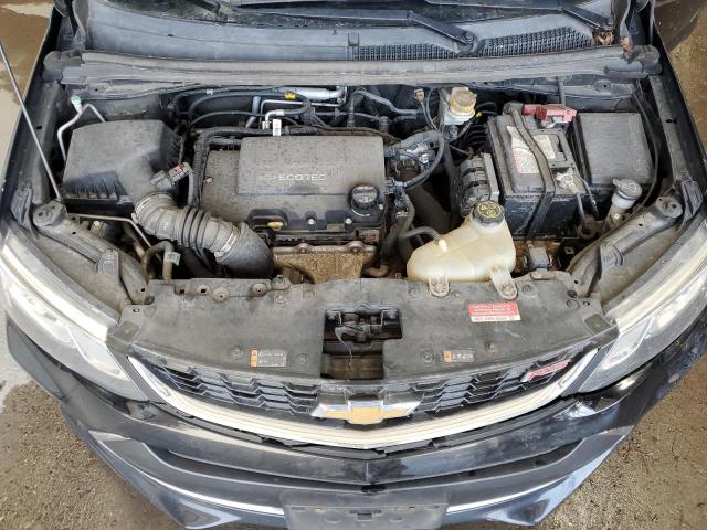 1G1JD6SB7H4129117 - 2017 CHEVROLET SONIC LT შავი ფოტო 11