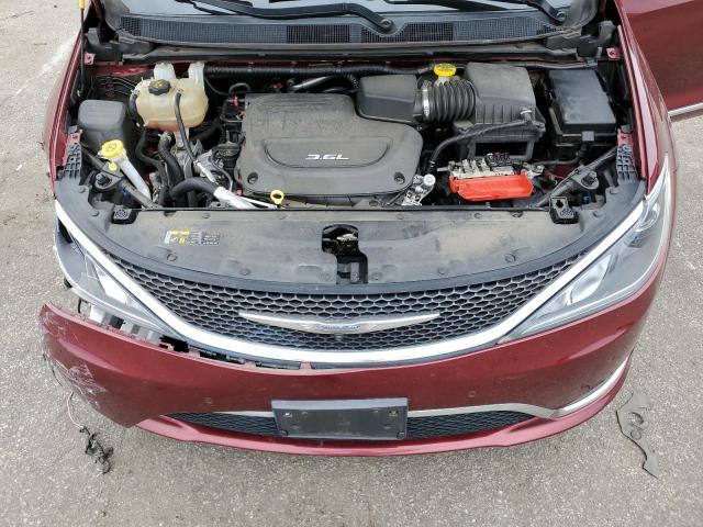 2C4RC1EG7HR650746 - 2017 CHRYSLER PACIFICA TOURING L PLUS BURGUNDY photo 12