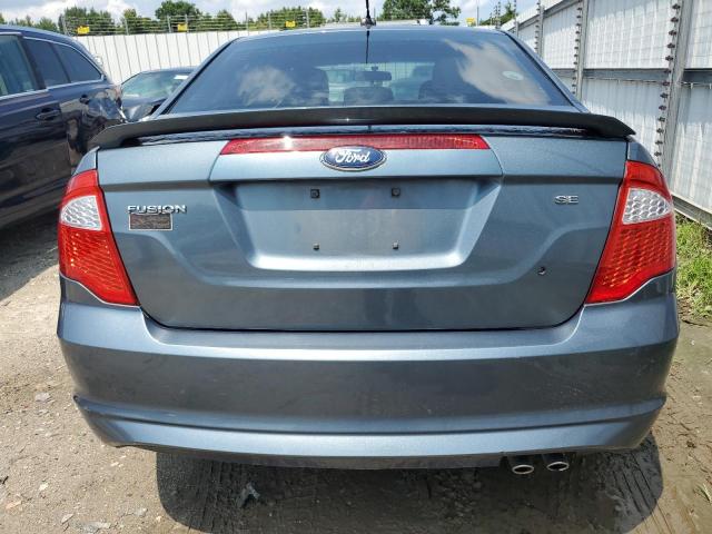 3FAHP0HA1CR160975 - 2012 FORD FUSION SE BLUE photo 6