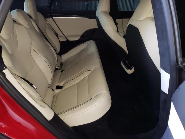 5YJSA1E69MF446924 - 2021 TESLA MODEL S Rojo foto 8