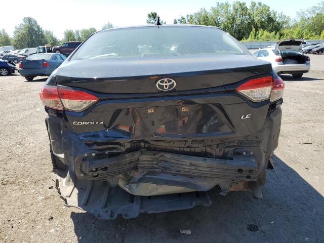 5YFEPMAE8MP248687 - 2021 TOYOTA COROLLA LE BLACK photo 6