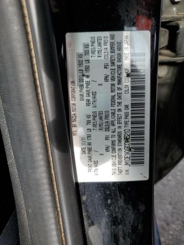 JM1DE1KY9C0136210 - 2012 MAZDA MAZDA2 BLACK photo 12