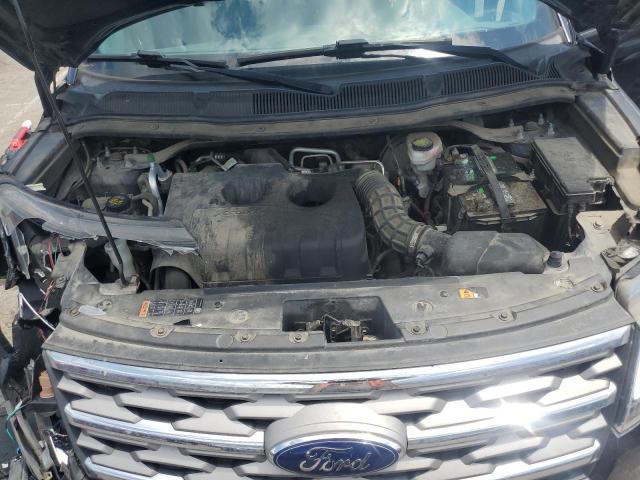 1FM5K7DHXJGA90903 - 2018 FORD EXPLORER XLT შავი ფოტო 11