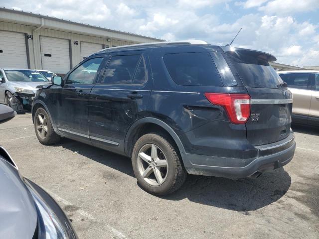 1FM5K7DHXJGA90903 - 2018 FORD EXPLORER XLT შავი ფოტო 2
