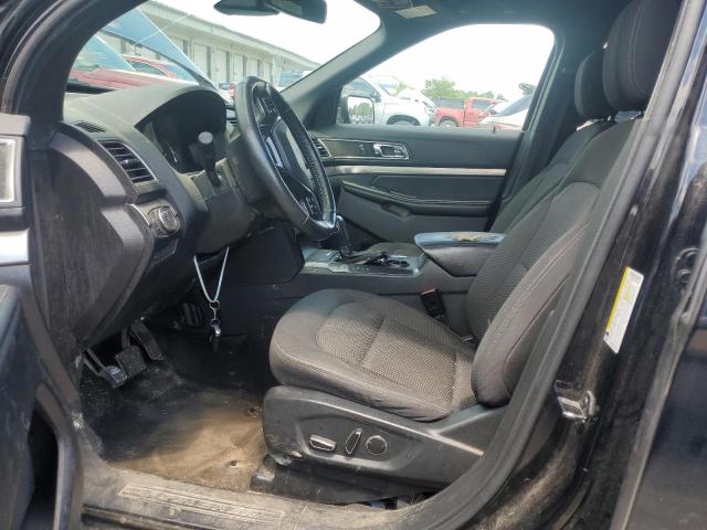 1FM5K7DHXJGA90903 - 2018 FORD EXPLORER XLT შავი ფოტო 7