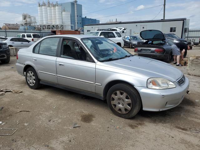 2HGEJ6616XH536500 - 1999 HONDA CIVIC BASE SILVER photo 4